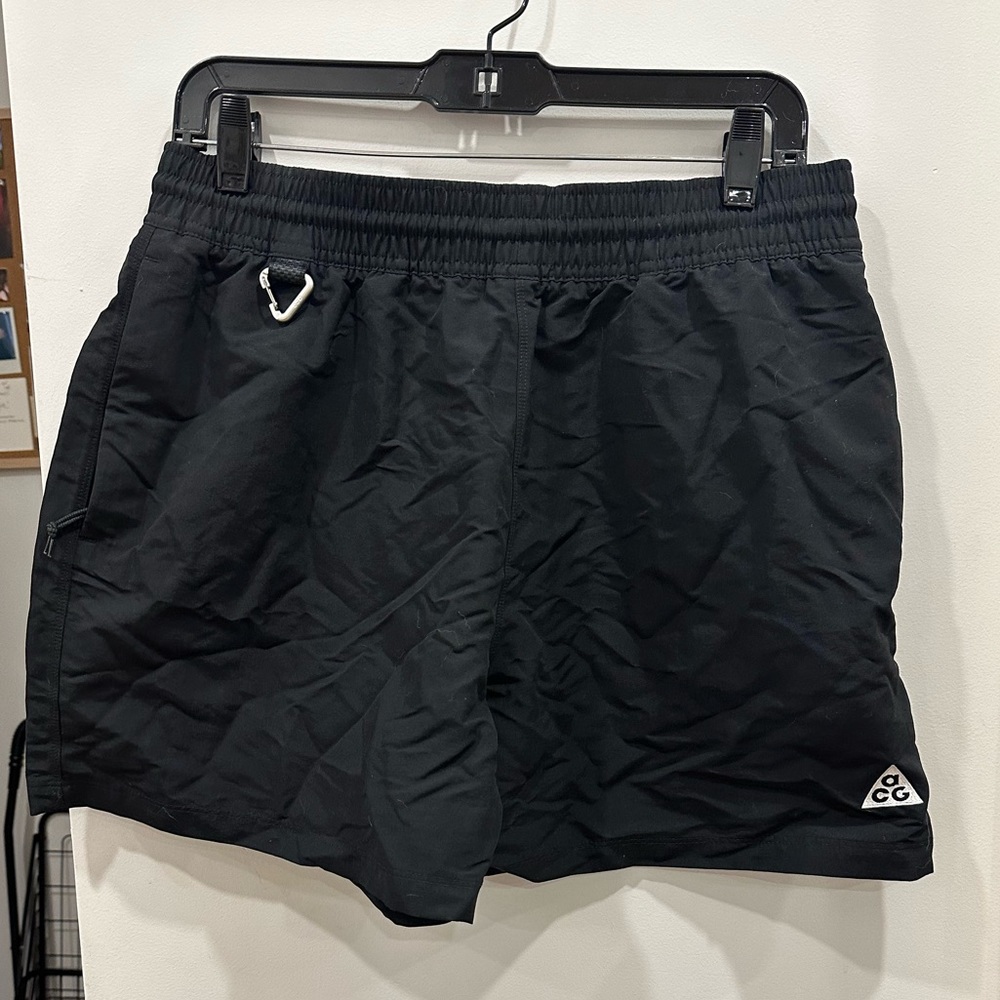 Nike ACG NRG Woven Shorts Black Women’s Size Medium DH8350-010 GUC